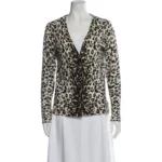 Magaschoni Cashmere Animal Print Sweater (3)