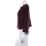 Magaschoni Cashmere Sweater Burgundy (4)