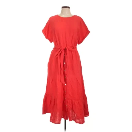 Magaschoni Casual Dress Red (3)