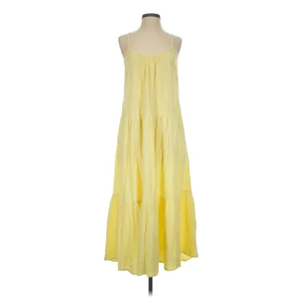 Magaschoni Casual Dress Yellow (1)
