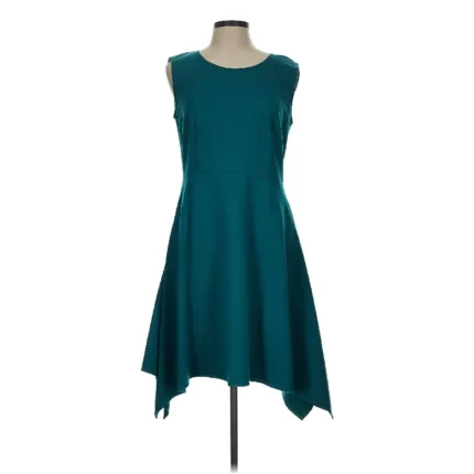Magaschoni Cocktail Dress Dark Green (1)