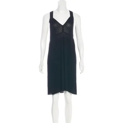 Magaschoni Sleeveless Knee Length Dress (1)
