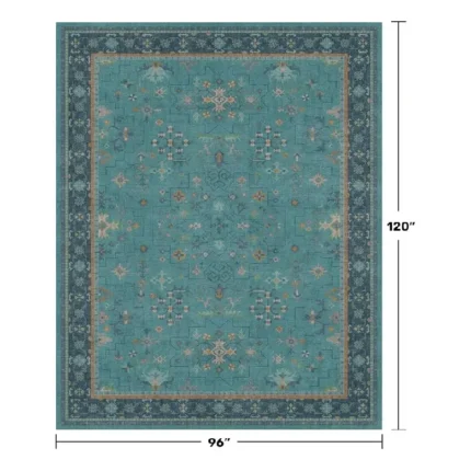 Magaschoni Boho 8x10 Large Teal Green Rugs (1)