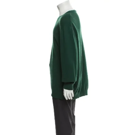 Magaschoni Cashmere Crew Neck Pullover Green (3)