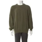 Magaschoni Cashmere Crew Neck Pullover Olive (1)