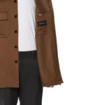 Magaschoni Cashmere Jacket Brown (2)
