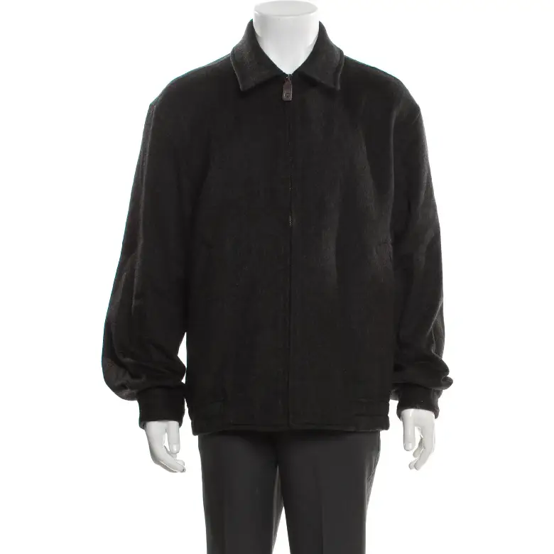 Magaschoni Cashmere Jacket Charcoal (1) Magaschoni Cashmere Jacket Charcoal (1)