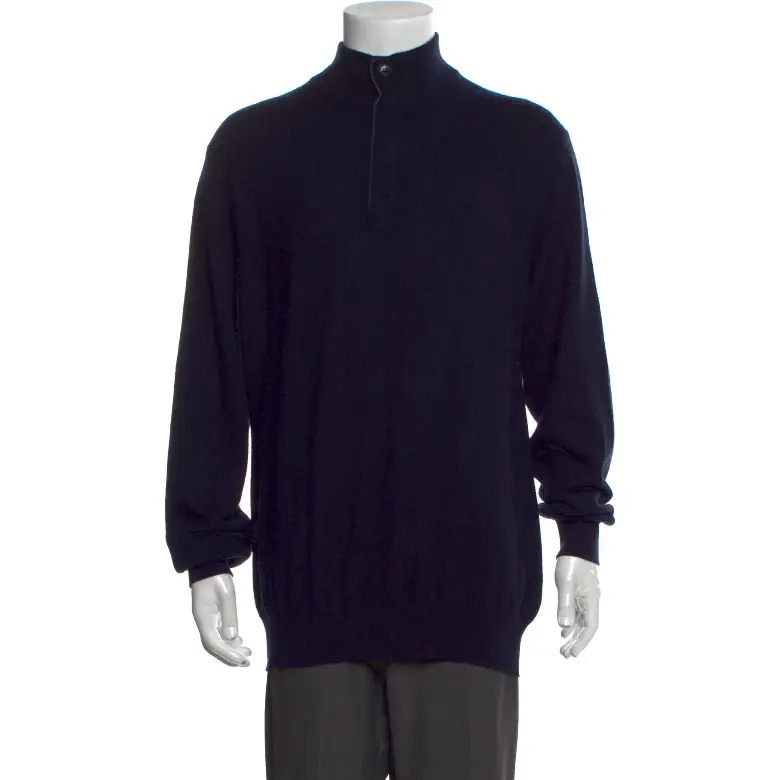 Magaschoni Cashmere Mock Neck Pullover (1) Magaschoni Cashmere Mock Neck Pullover (1)