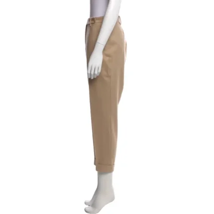 Magaschoni Cashmere Straight Leg Pants Camel (2)
