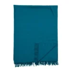 Magaschoni Cashmere Throw Blanket Blue (1)