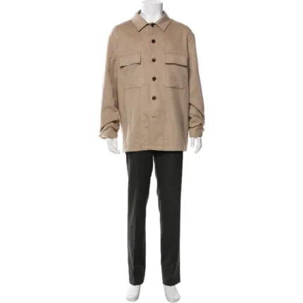 Magaschoni Cashmere Utility Jacket Camel (1)