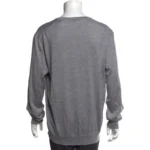 Magaschoni Cashmere V Neck Cardigan Grey (1)