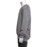Magaschoni Cashmere V Neck Cardigan Grey (2)