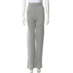 Magaschoni Cashmere Wide Leg Pants Grey (1)