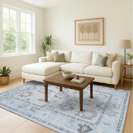 Magaschoni Fame Living Cream Beige Oushak Rug (5)