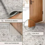 Magaschoni Light Gray & Sage Living Room Rug (2)
