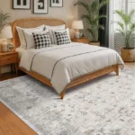 Magaschoni Light Gray & Sage Living Room Rug (4)