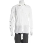 Magaschoni Long Sleeve Dress Shirt White (1)