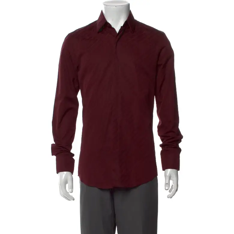 Magaschoni Long Sleeve Tuxedo Shirt Marron (1) Magaschoni Long Sleeve Tuxedo Shirt Marron (1)