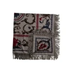 Magaschoni Pattern Print Cashmere Throw Blanket (1)