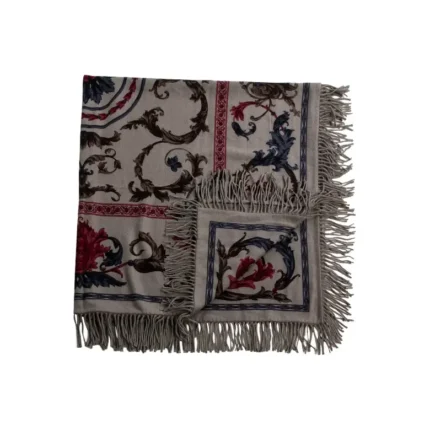 Magaschoni Pattern Print Cashmere Throw Blanket (1)