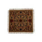 Magaschoni Printed Cashmere Throw Blanket Brown (3)