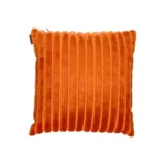 Magaschoni Ribbed Throw Pillow Orange (1)