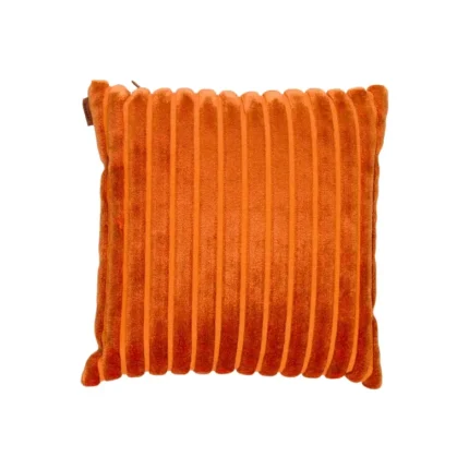 Magaschoni Ribbed Throw Pillow Orange (1)