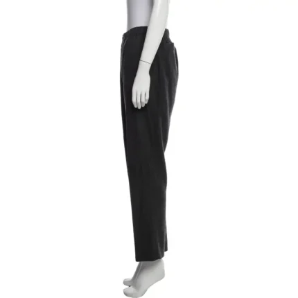 Magaschoni Straight Leg Cashmere Pants Charcoal (4)