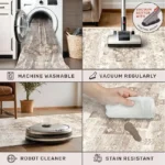 Magaschoni Washable Farmhouse Living Room Rug (3)