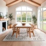Magaschoni Washable Farmhouse Living Room Rug (4)