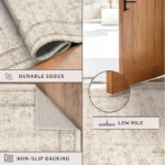 Magaschoni Washable Ivory Living Room Rug (2)