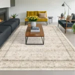 Magaschoni Washable Ivory Living Room Rug (4)