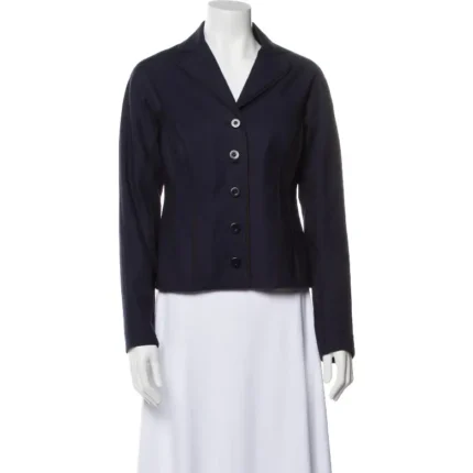Magaschoni Women Blazer Navy (1)